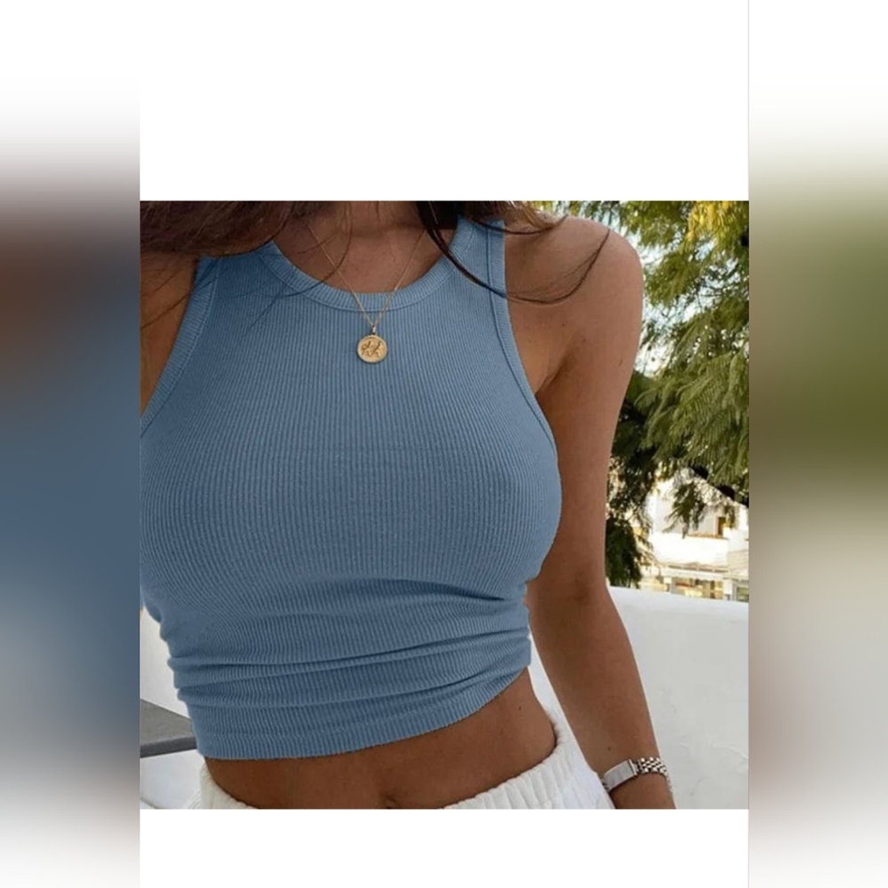 Boho Beach Hut Tank Top, Medium